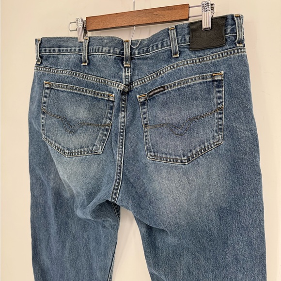 Harley-Davidson Men's Blue Straight Jeans 100% Cotton Size 40X34 - Picture 4 of 8